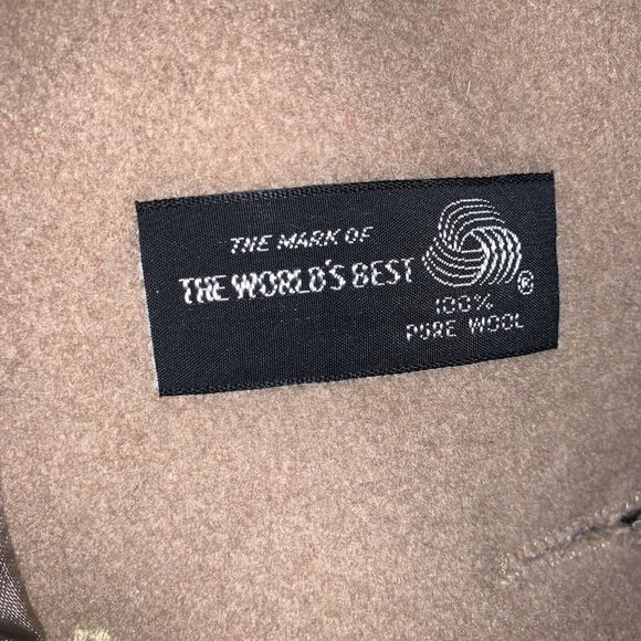 RARE George Taglianetti 100% pure wool beige coat S mark of the worlds best - Picture 6 of 10